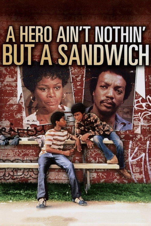 Movie poster for A Hero Ain't Nothin' But a Sandwich (1977)