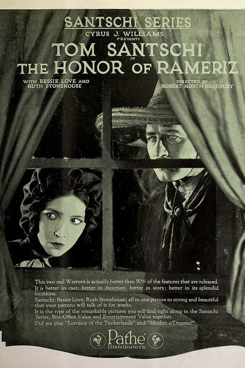 Movie poster for The Honor of Rameriz (1921)