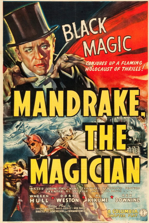 Movie poster for Mandrake the Magician (1939)