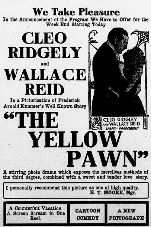Movie poster for The Yellow Pawn (1916)