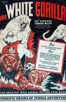 Movie poster for The White Gorilla (1945)