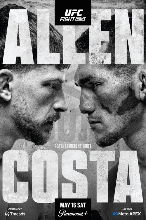 Movie poster for UFC Fight Night 276: Allen vs. Costa (2026)