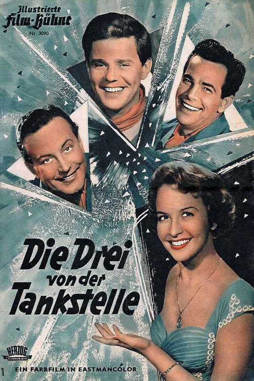 Movie poster for Three from the Gasoline Station (1955)