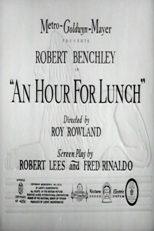Movie poster for An Hour for Lunch (1939)