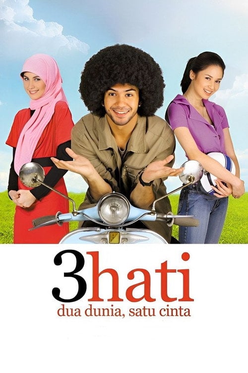 Movie poster for 3 Hati Dua Dunia Satu Cinta (2010)