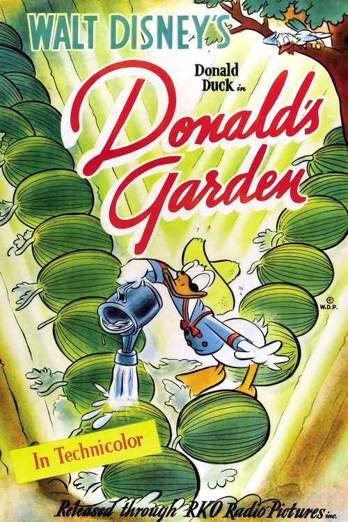 Movie poster for Donald's Garden (1942)