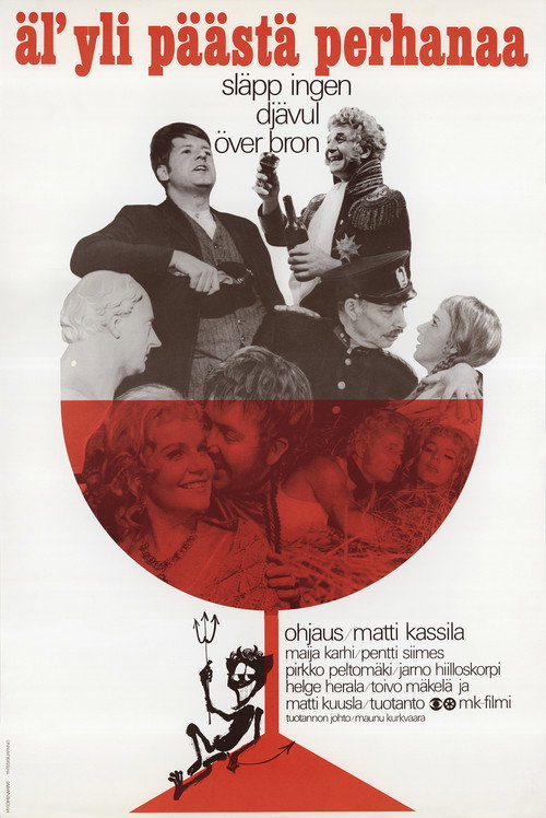 Movie poster for Äl' yli päästä perhanaa (1968)