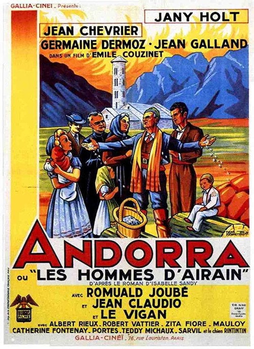 Movie poster for Andorra or The Bronze Men (1942)