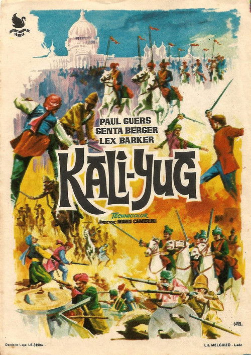 Movie poster for Kali-Yug, Goddess of Vengeance (1963)