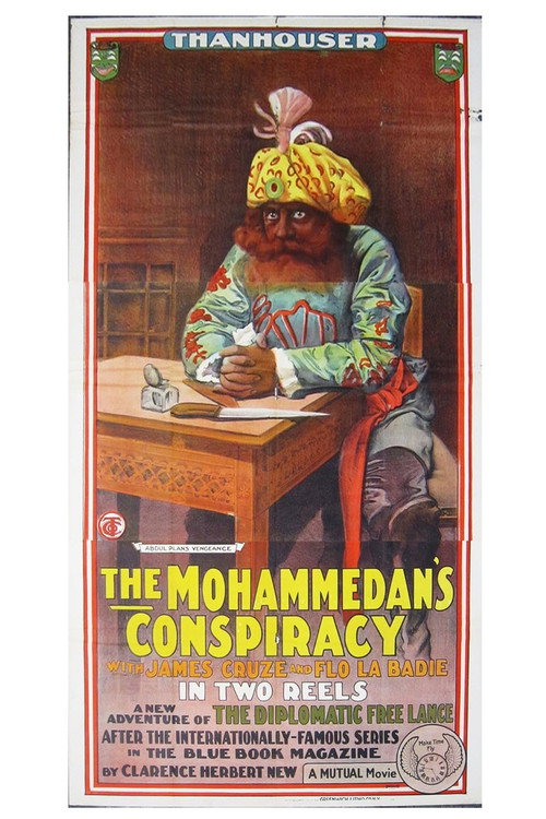 Movie poster for The Mohammedan's Conspiracy (1914)