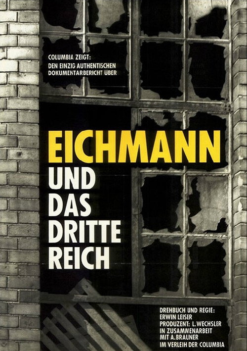 Movie poster for Eichmann and the Third Reich (1961)