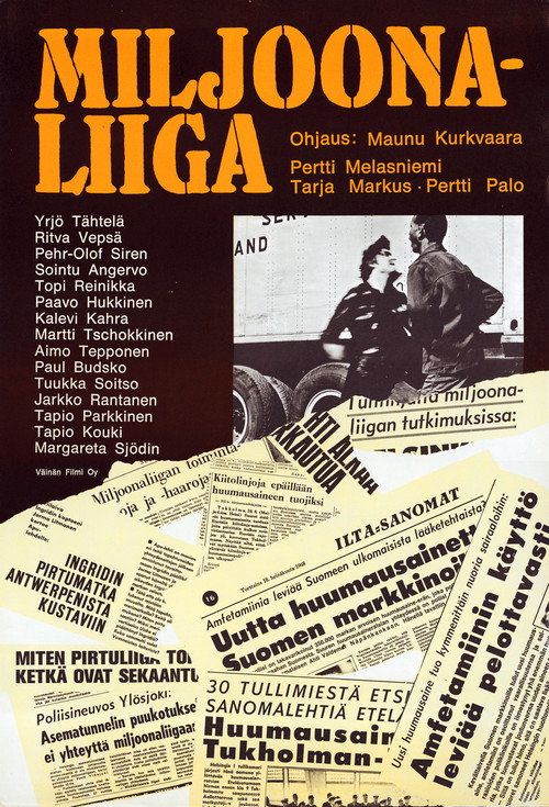 Movie poster for Miljoonaliiga (1968)