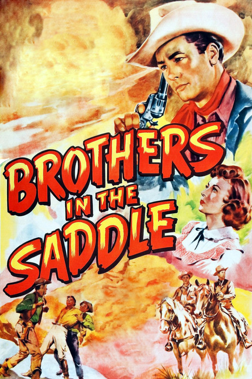 Movie poster for Brothers in the Saddle (1949)