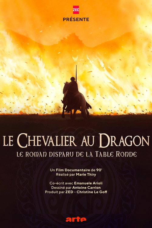 Movie poster for « Le Chevalier au dragon », le roman disparu de la Table ronde (2023)