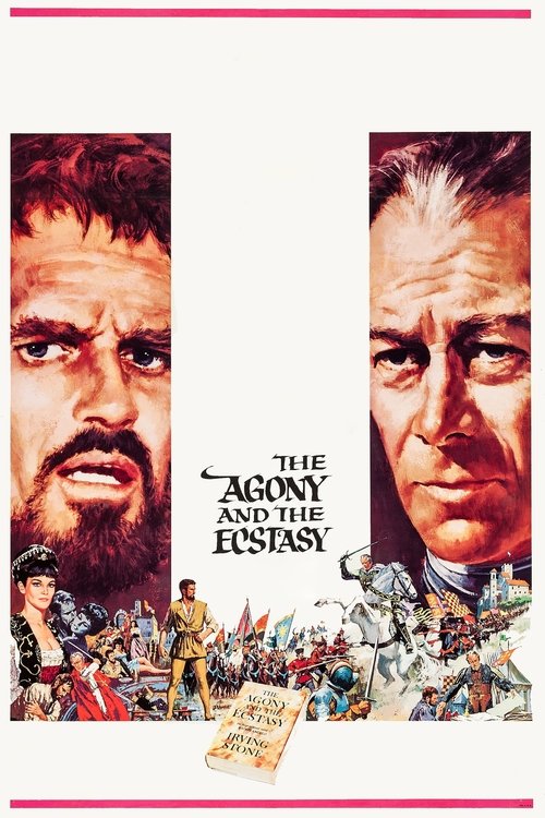 Movie poster for The Agony and the Ecstasy (1965)