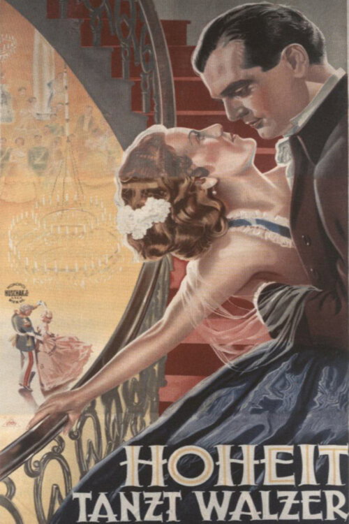 Movie poster for Hoheit tanzt Walzer (1935)