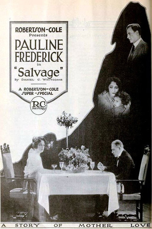Movie poster for Salvage (1921)