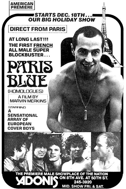 Movie poster for Paris Blue (1977)