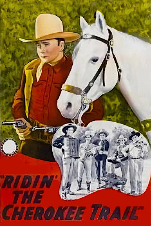Movie poster for Ridin' the Cherokee Trail (1941)