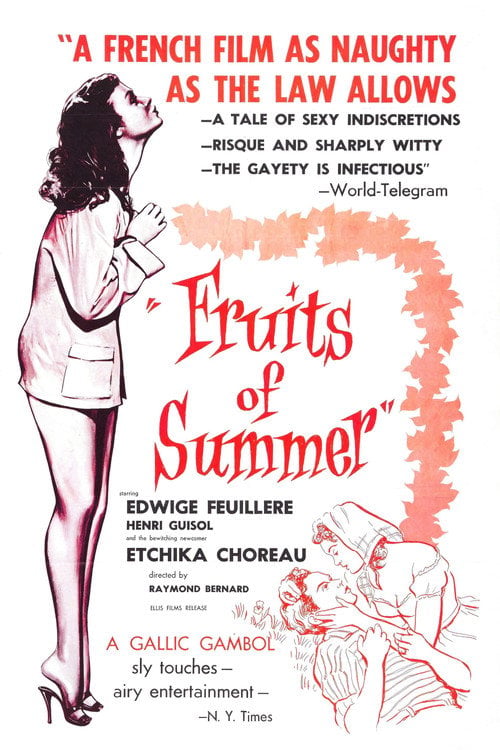Movie poster for Fruits of Summer (1955)