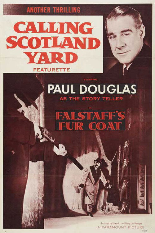 Movie poster for Calling Scotland Yard: Falstaff's Fur Coat (1954)