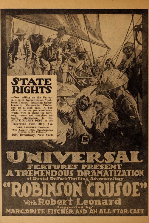 Movie poster for Robinson Crusoe (1913)