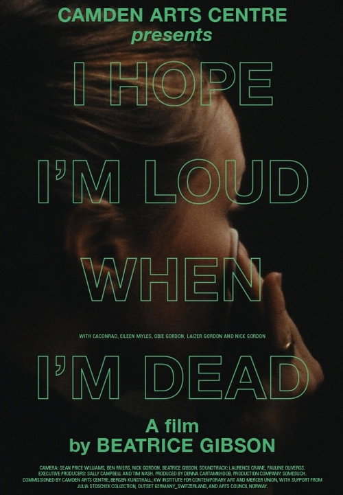 Movie poster for I Hope I'm Loud When I'm Dead (2018)