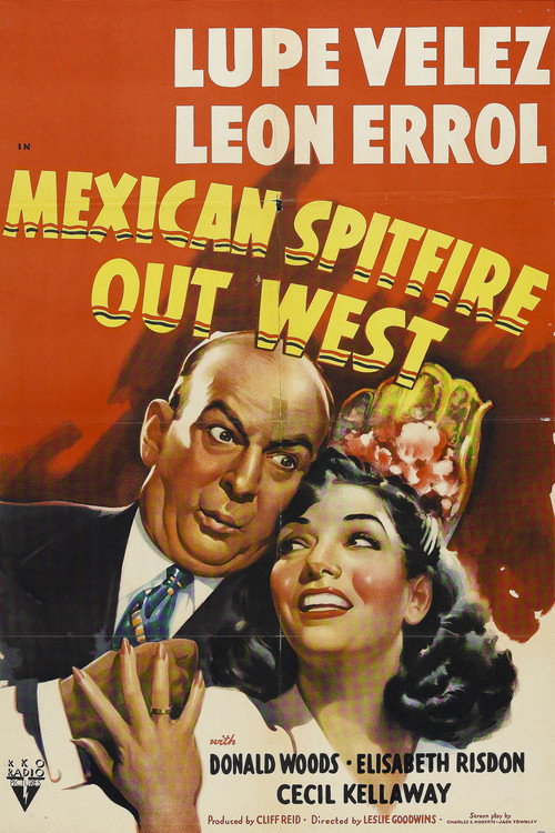 Movie poster for Mexican Spitfire Out West (1940)