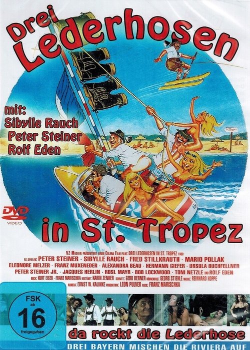 Movie poster for Three Lederhosen in St. Tropez (1980)