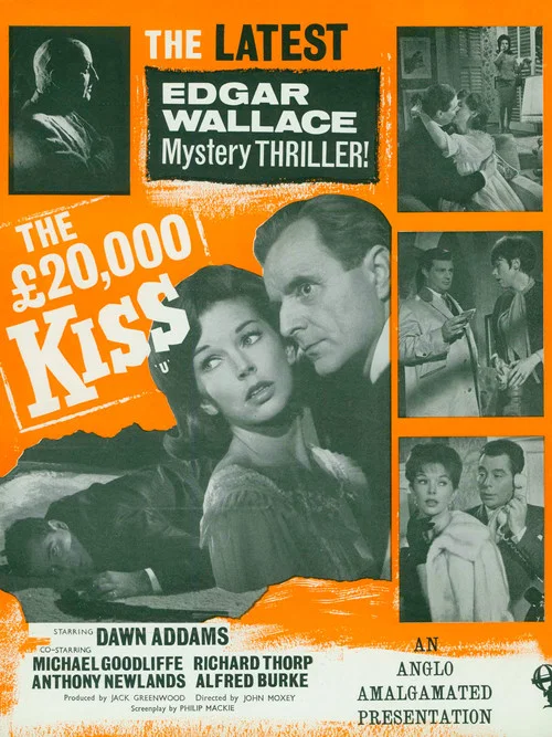 Movie poster for The £20,000 Kiss (1962)