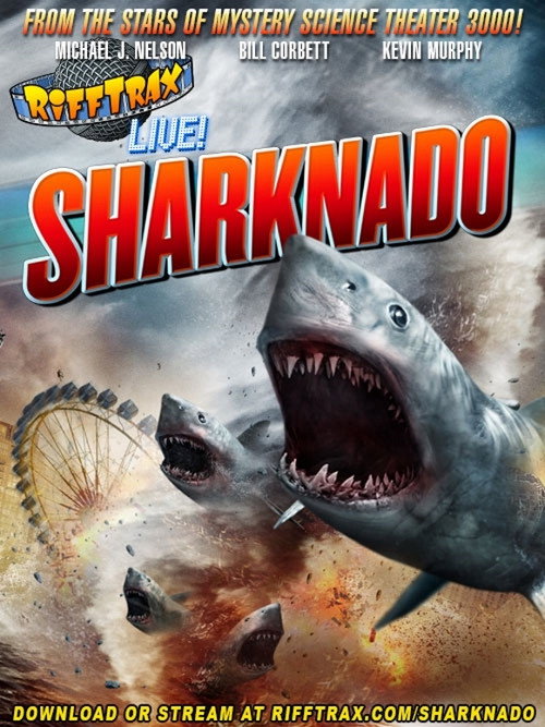 Movie poster for RiffTrax Live: Sharknado (2014)