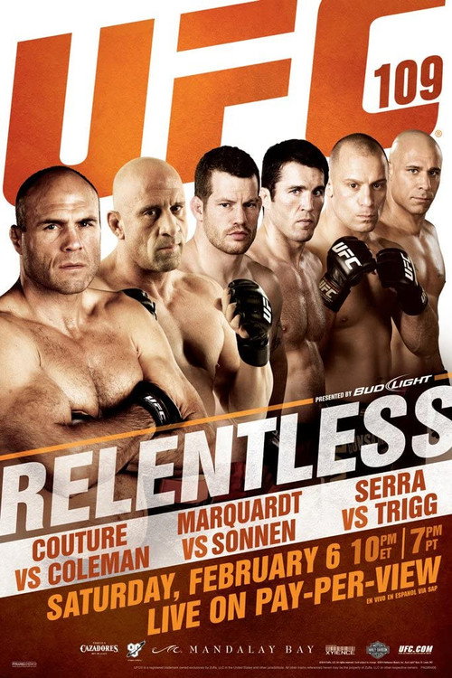 Movie poster for UFC 109: Relentless (2010)