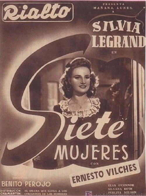 Movie poster for Siete mujeres (1944)