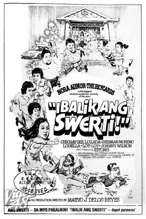 Movie poster for Ibalik Ang Swerti! (1981)