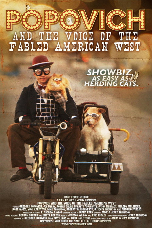 Movie poster for Popovich and the Voice of the Fabled American West (2014)