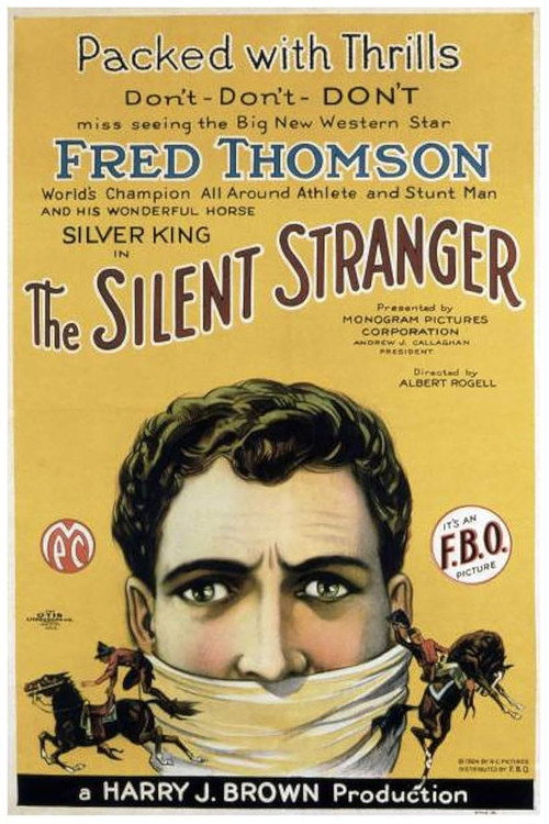 Movie poster for The Silent Stranger (1924)