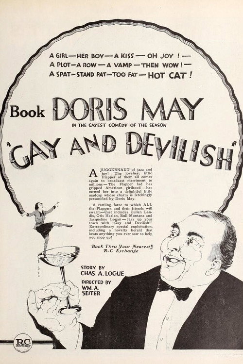 Movie poster for Gay and Devilish (1922)