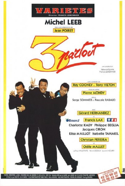Movie poster for Trois partout (1990)