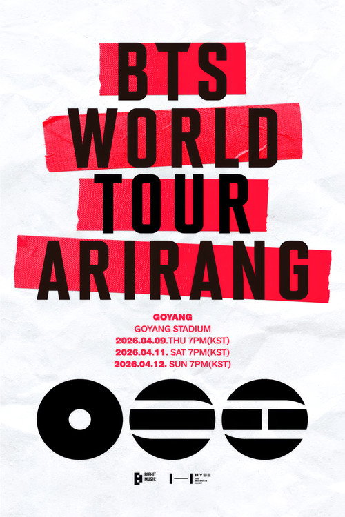 Movie poster for BTS World Tour 'Arirang' in Goyang: Live Viewing (2026)