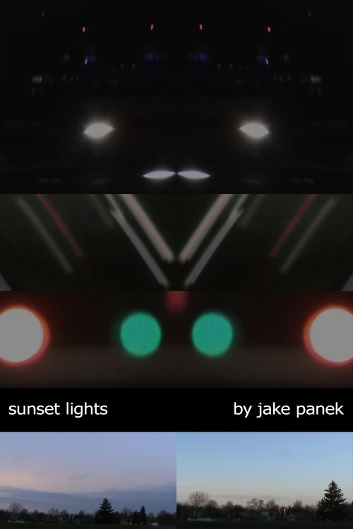 sunset lights poster
