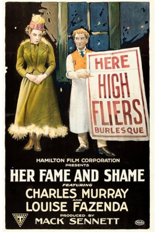 Movie poster for Her Fame and Shame (1917)