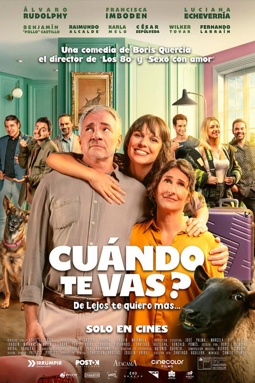 Movie poster for ¿Cuando te vas? (2025)