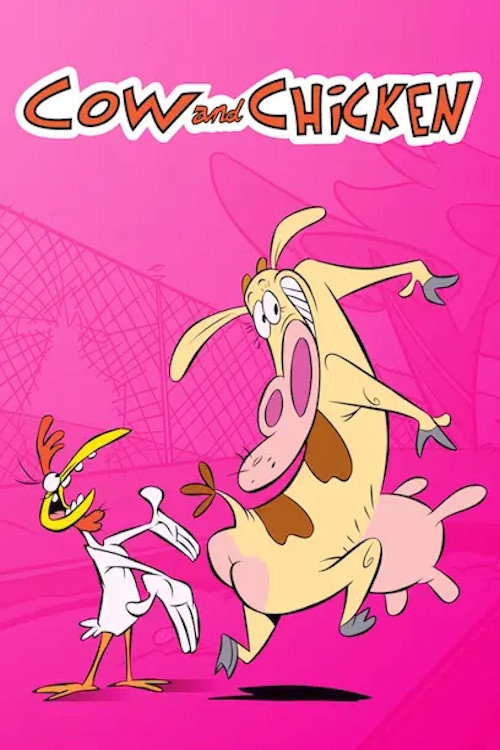 Series poster for Cow and Chicken (1997)