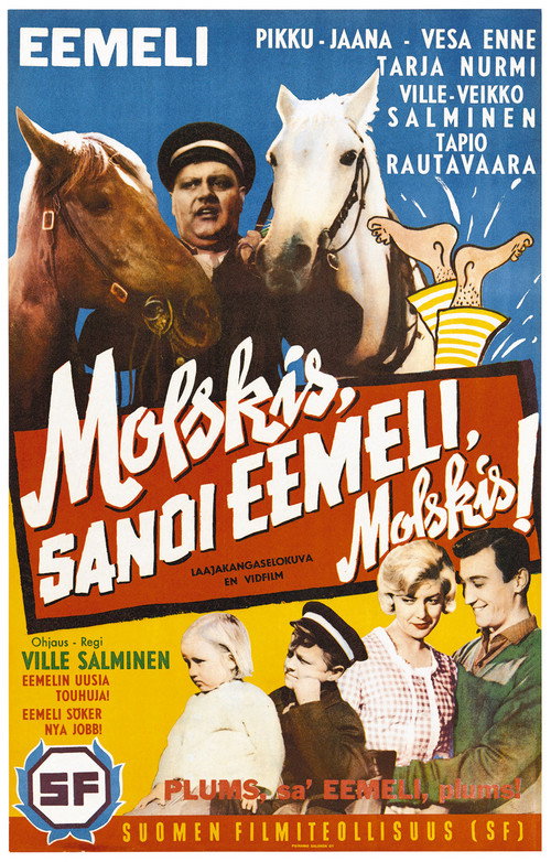 Movie poster for Molskis, sanoi Eemeli, molskis! (1960)