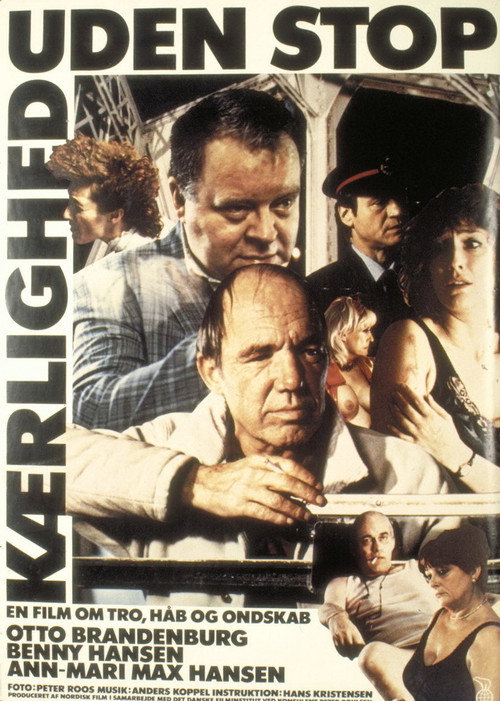 Movie poster for Kærlighed uden stop (1989)