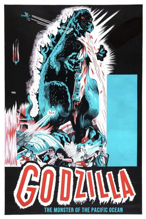 Movie poster for Godzilla, the Monster of the Pacific Ocean (1957)