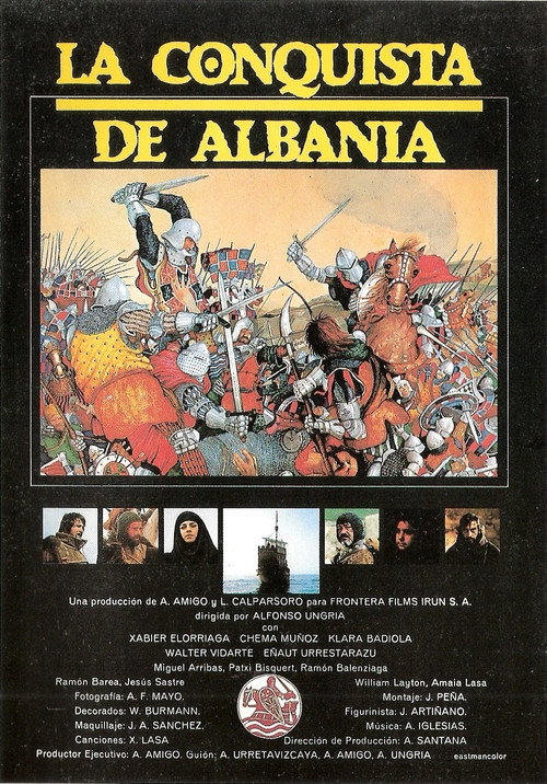 Movie poster for La conquista de Albania (1983)