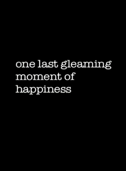 Movie poster for One Last Gleaming Moment of Happiness (2011)