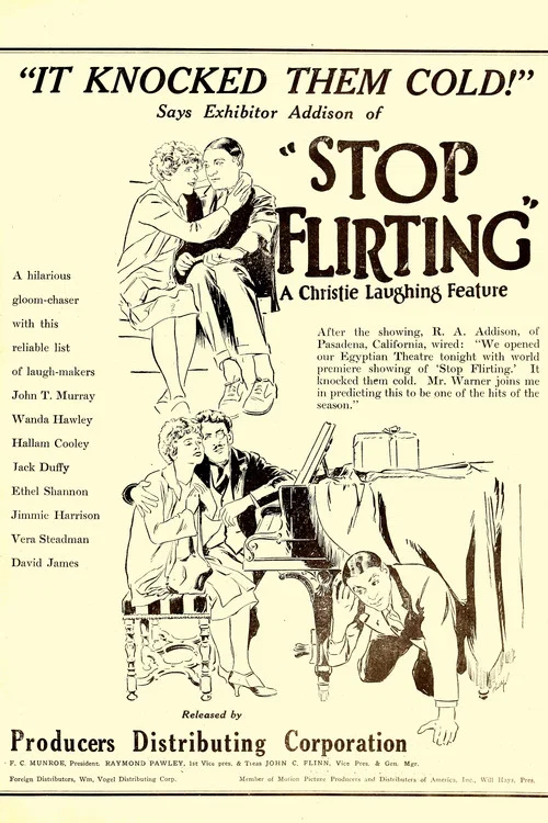 Movie poster for Stop Flirting (1925)