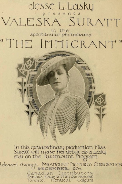 Movie poster for The Immigrant (1915)
